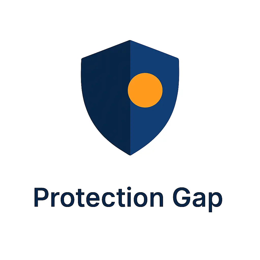 Shield with hole icon